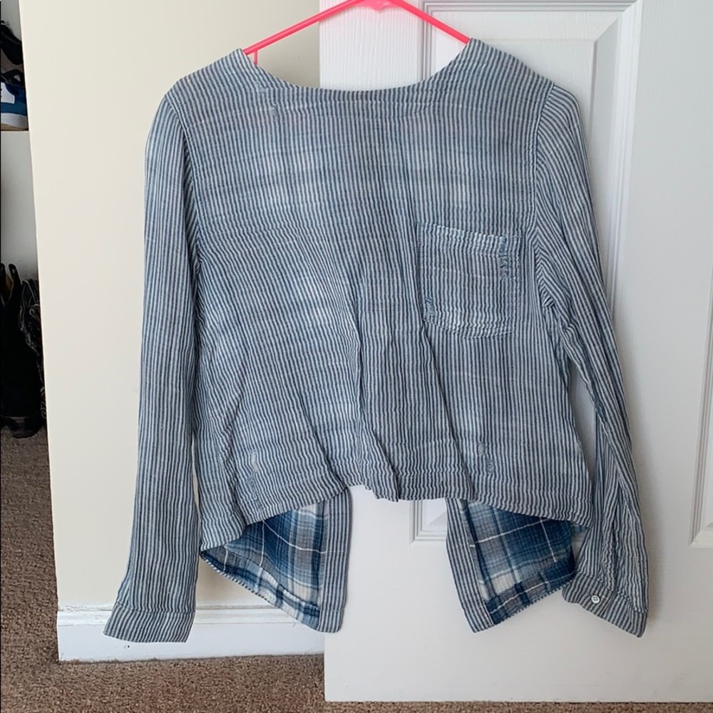 Cloth & Stone long sleeve open back